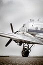 Vintage Douglas DC-3 propeller airplane ready for take off by Sjoerd van der Wal Photography thumbnail