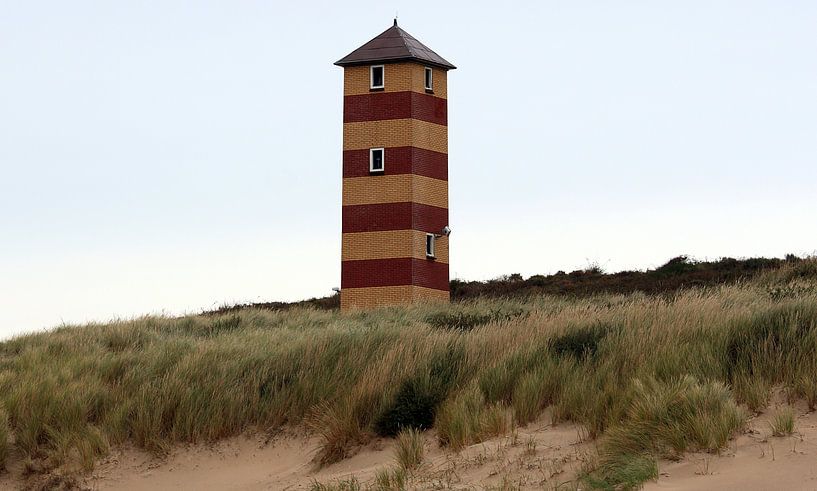 Vuurtoren Dishoek van MSP Canvas