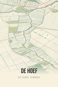 Alte Karte der Hoef (Utrecht) von Rezona