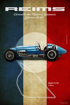 Reims Vintage Talbot Lago T26C by Theodor Decker