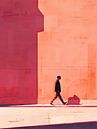 Walking abstract van ARTEO Schilderijen thumbnail