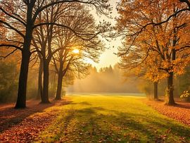 Herfstlandschap op de Veluwe - landschapsfotografie 2 van The Photo Artist