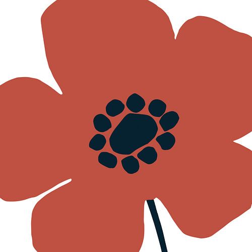 Pop Art Floral IV Retro, Wild Apple Portfolio