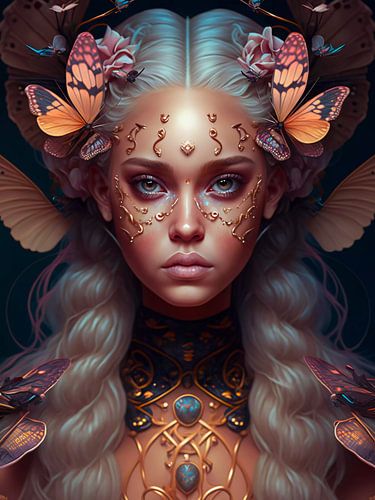 Vlinder prachtige fee