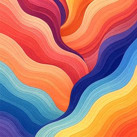 Abstract Canyon Valleys von Eric Nagel