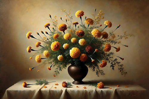 Blumenstrauß aus Ringelblumen