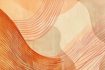 Modernes abstraktes Interieur