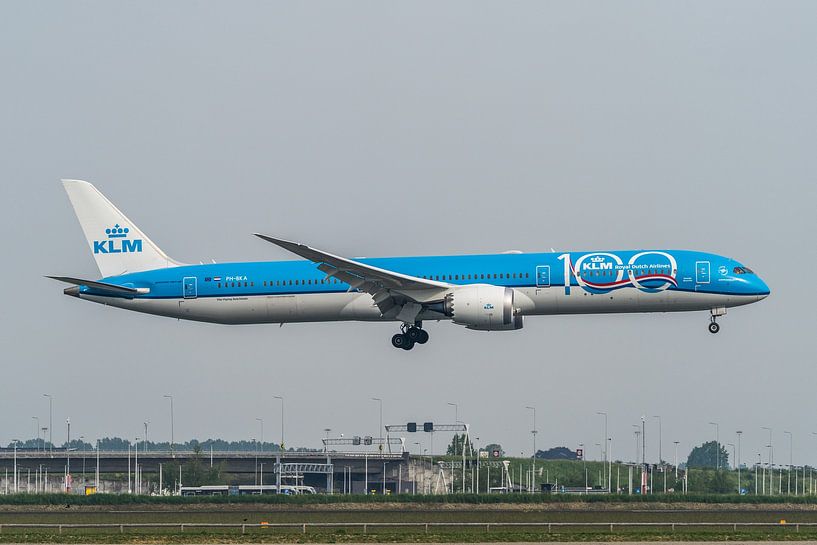 Le premier Boeing 787-10 Dreamliner (PH-BKA &quot;Orange Blossom&quot;) reçu par KLM va att par Jaap van den Berg