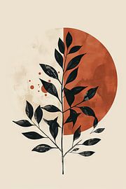 Abstrakte Pflanzenkunst von Poster Art Shop