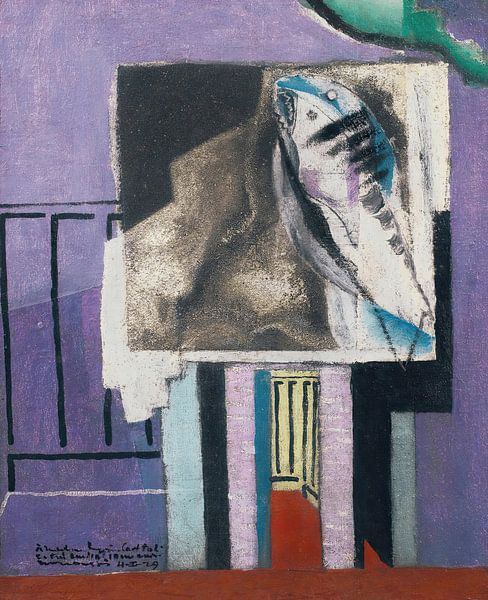 Louis Marcoussis - Still Life in Front of the Balcony (1929) by Peter Balan