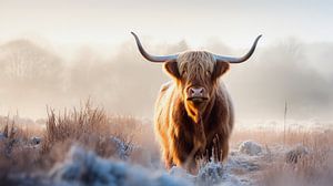 Schotse Hooglanders: Majestueus Portret van ByNoukk