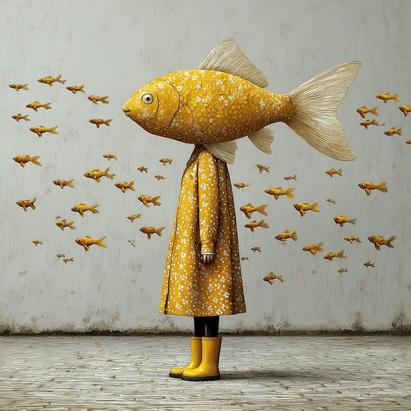 Goldener Fluss von Mirjam Duizendstra