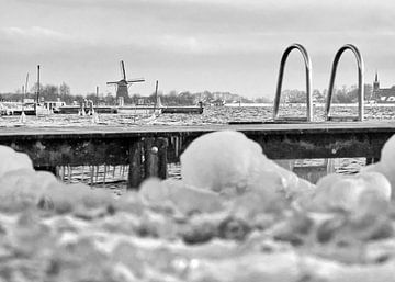 Frozen Braassemermeer lake by Pictures by Van Haestregt