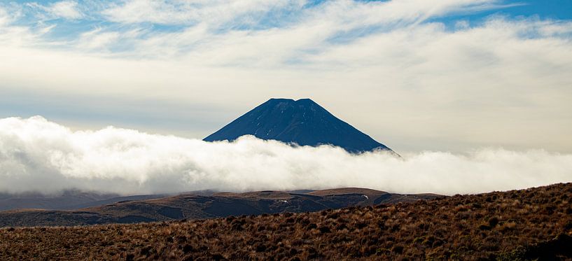 Tongariro national park, Ngauruhoe volcano, New Zealand by Nynke Altenburg