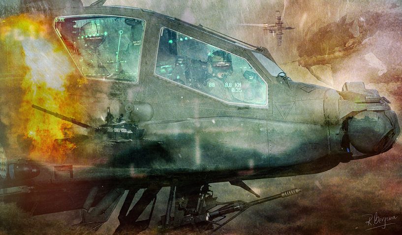 Battlefield Apache by reinier bergsma photography