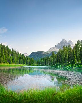 Lake Antorno and Three Peaks mountains by Stefano Orazzini