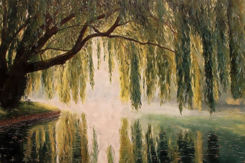 Unter der Weide bei Sonnenaufgang von Whale & Sons
