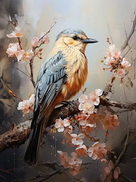 Graceful Kingfisher van Your unique art
