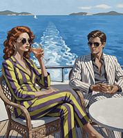 Salon-Nachmittag in Pastelltönen