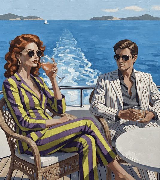 Salon Afternoon in Pastel Shades by BS