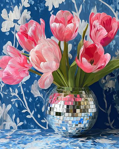 Tulpen in de Reflectie