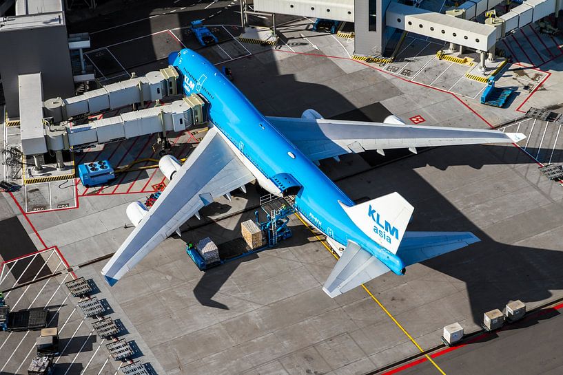 KLM Boeing 747 am Flugsteig von Jeffrey Schaefer