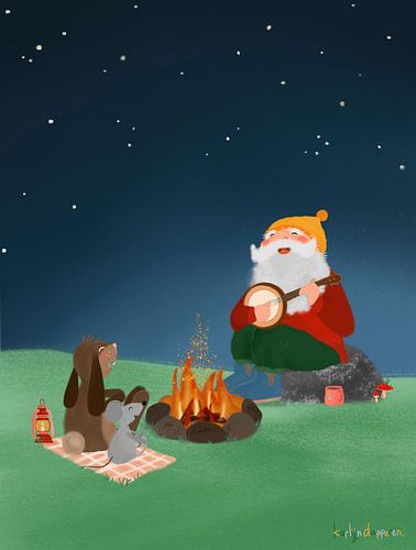 Ein schöner Sommerabend mit Freunden und Musik