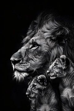 Löwe Nahaufnahme von MNS Designs