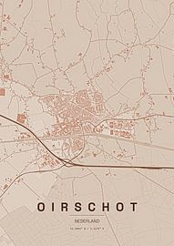 Stadtplan von Oirschot von Stef van Campen