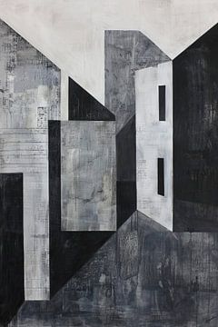 Modern abstract design van Abstract Schilderij