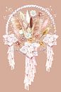 Macramé dreamcatcher dried flowers by Geertje Burgers thumbnail