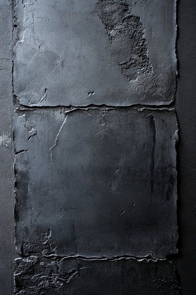 Rohe industrielle Betonkunst in Grau von Digitale Schilderijen