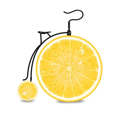 Fruit / Vruchten: Oranje - Oranje - Oranje Fiets