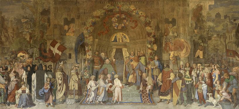 Consécration de la cathédrale de Fribourg, Moritz von Schwind par Des maîtres magistraux