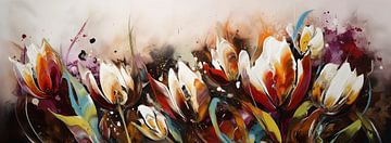 Tulpenexplosie van Artsy