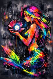 Neon Mermaid Pearl – L'énergie magique de l'océan