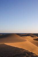 Die Dünen von Laspalomas bei Sonnenuntergang