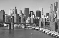 Skyline New York von der Manhatten Bridge von Artstudio1622 Miniaturansicht