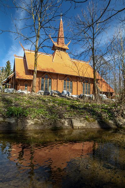 Stabkirche in Stiege (Harz) von t.ART