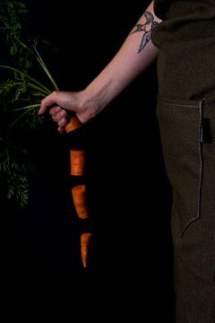 Pieces of carrots van Isa Dolk