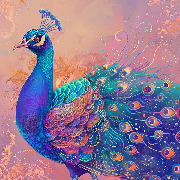 Pfau von Poster Art Shop