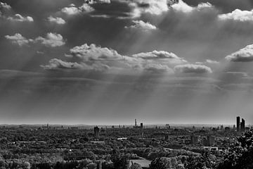 München Stadslandschap zwart-wit van Pitkovskiy Photography|ART