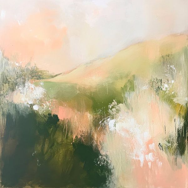 Flauschige Landschaft von Poster Art Shop