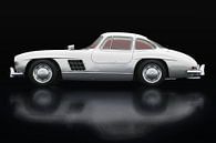 Mercedes 300 SL Gullwings Zijaanzicht van Jan Keteleer (JanKé): Een reis voorbij het canvas thumbnail