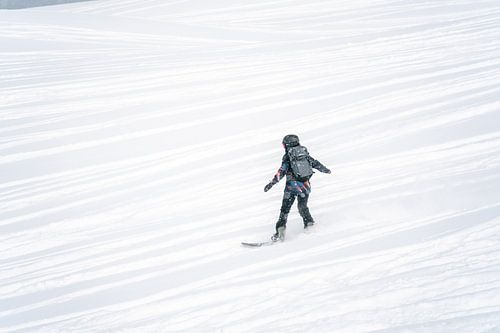 Freeriden in de poedersneeuw in Montafon, Vorarlberg