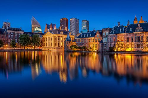 Hofvijver Den Haag / Blauwe uur