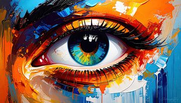 Abstract eye (2 of 2) by AidasignArt