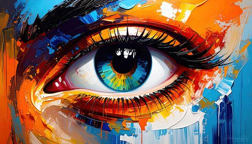 Abstraktes Auge (2 von 2) von AidasignArt