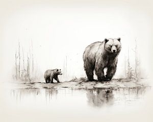 Bear | Bears by ARTEO Paintings