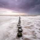 storm on the coast of Westkapelle by Rob Bout thumbnail